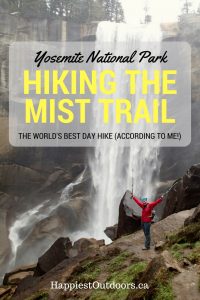 Hike the world's best day hike, the Mist Trail in Yosemite National Park, California