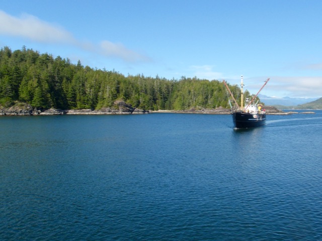 The MV Uchuck III arriving in Yuquot