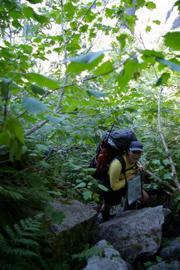 Hiking the Long Range Traverse in Gros Morne National Park in Newfoundland.