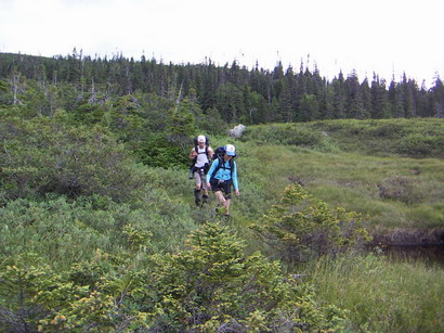 Hiking the Long Range Traverse in Gros Morne National Park, Newfoundland.