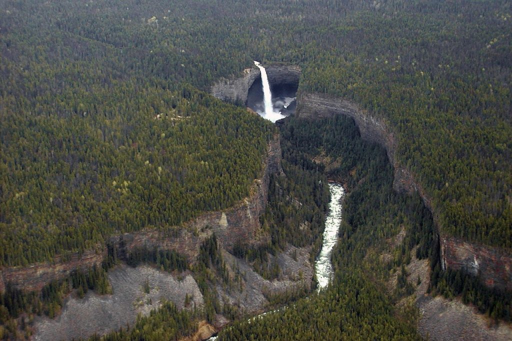 Helmcken Falls, one of the many gorgeous waterfalls in Wells Gray Provincial Park near Kamloops, BC