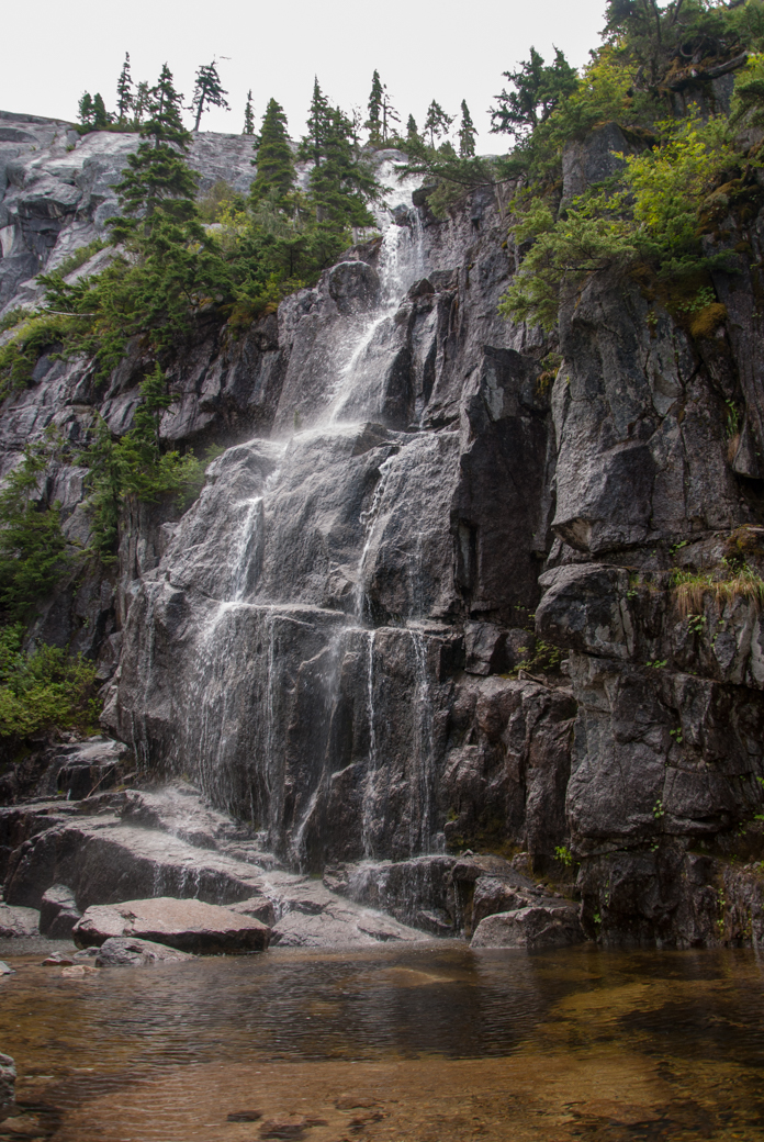 Neverland Falls near the Sea to Sky Gondola. 