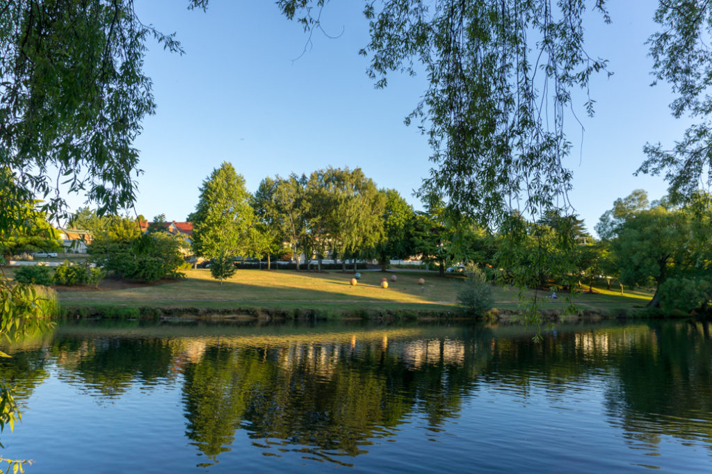 The Meander River in Deloraine, Tasmania.