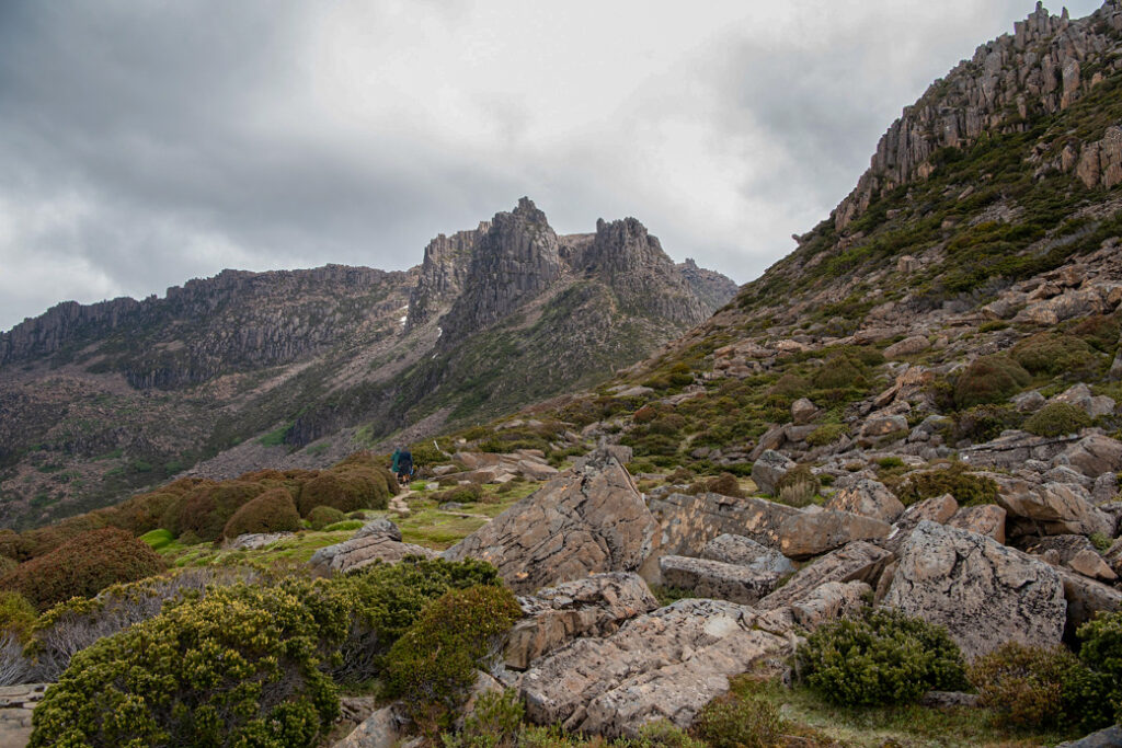 Hiking up Mount Ossa - one of the best Overland Track side trips