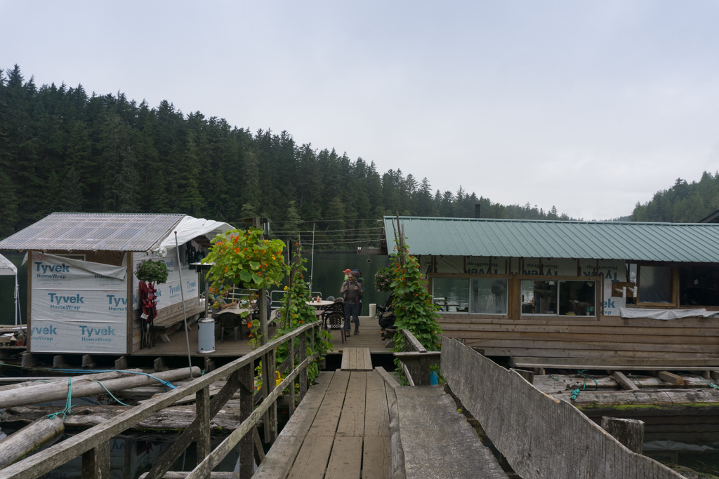 The Crab Shack at Nitinat Narrows on the West Coast Trail
