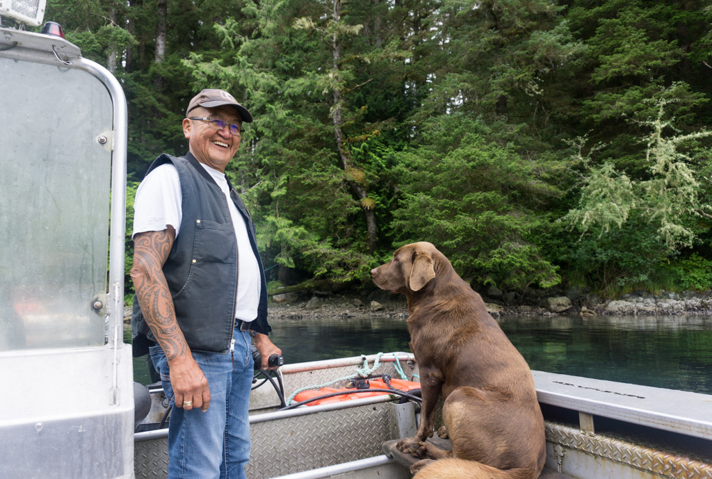Carl Edgar, the ferry operator at Nitinat Narrows on the West Coast Trail