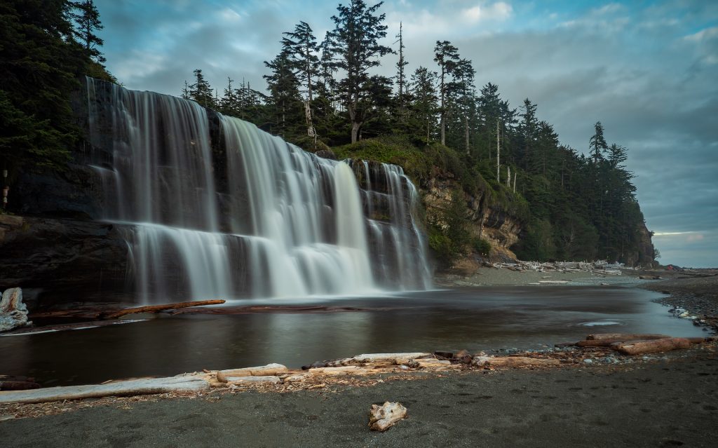 Tsusiat Falls on the West Coast Trail