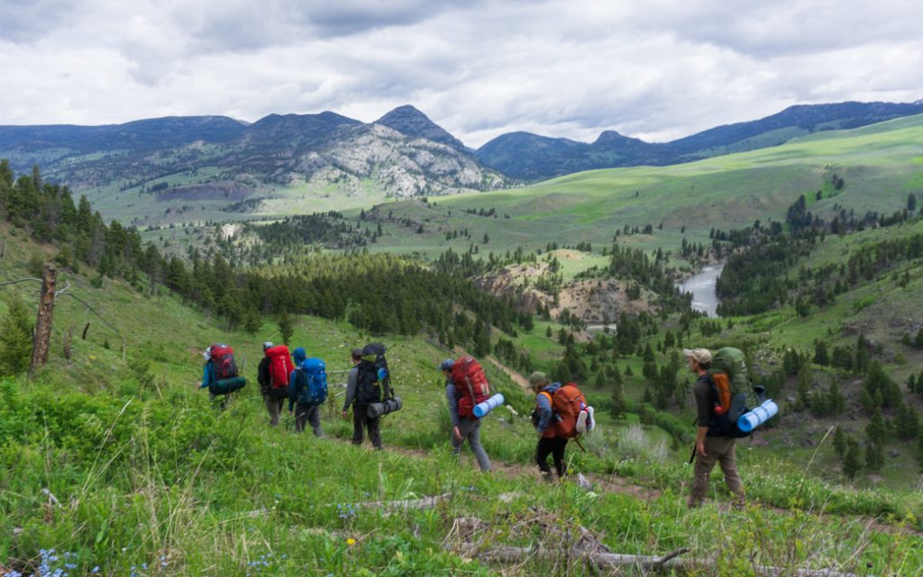 Backpacking in Yellowstone