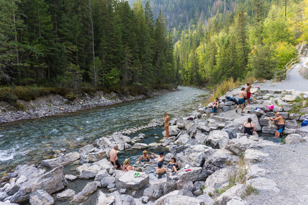 Lussier Hot Springs in Whiteswan Lake Provincial Park in BC