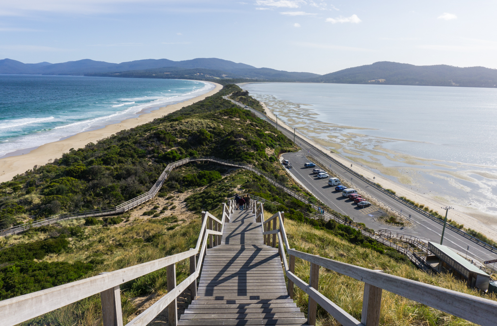 The Neck viewpoint on Bruny Island, Tasmania