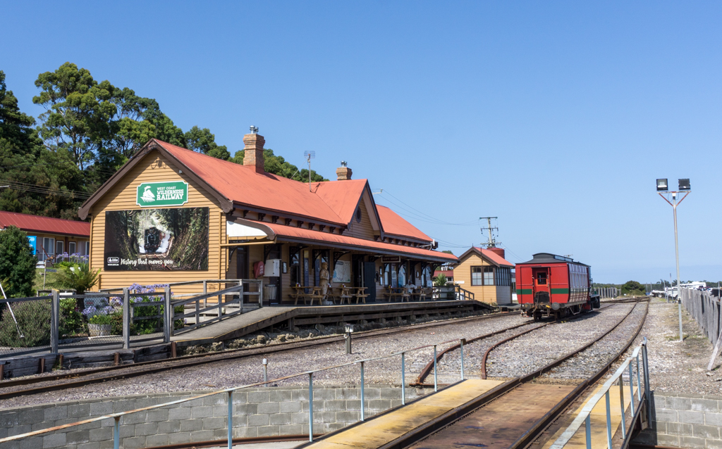 West Coast Wilderness Railway station in Strahan
