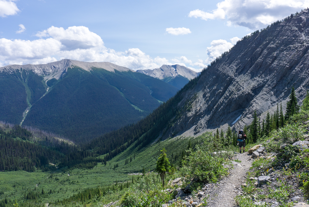 Descending towards Tumbling Creek