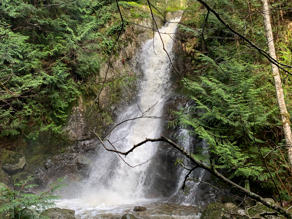Langdale Falls on the Sunshine Coast, British Colmbia