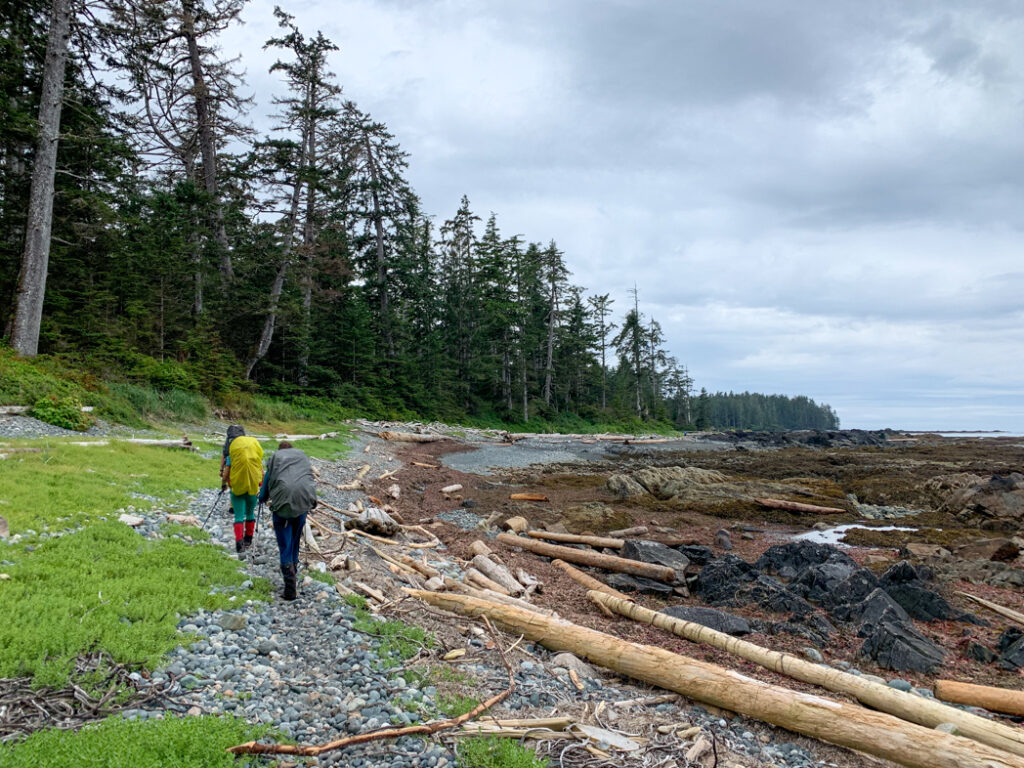 Beach hiking on the North Coast Trail