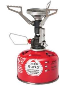 MSR Pocket Rocket deluxe canister stove for backpacking
