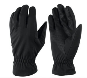 Windproof fleece gloves are great for snowshoeing