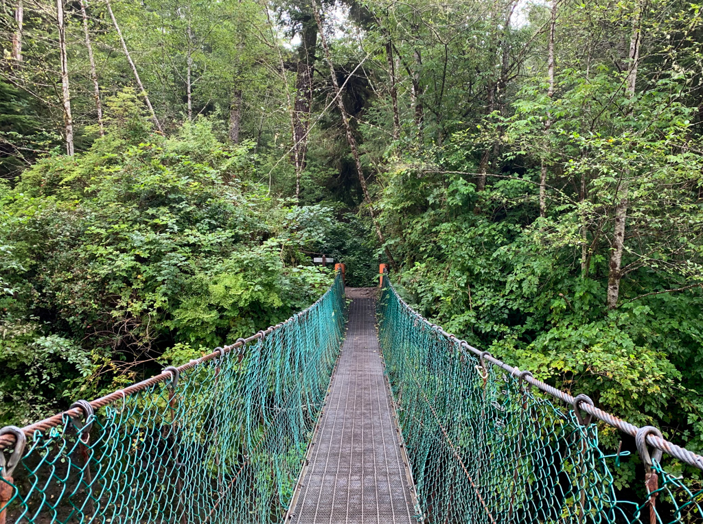 Sombrio River Suspension Bridge