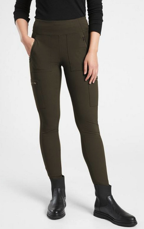 Athleta Headlands Hybrid Cargo Tights - best hiking leggings