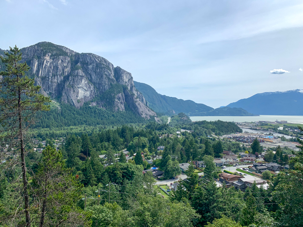 View of the Stawamus Chief from the Smoke Bluffs