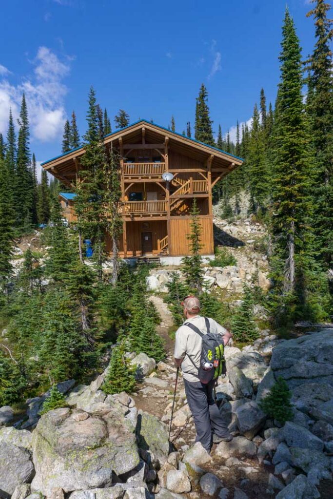 Kokanee Glacier Cabin, a backcountry hut near Nelson