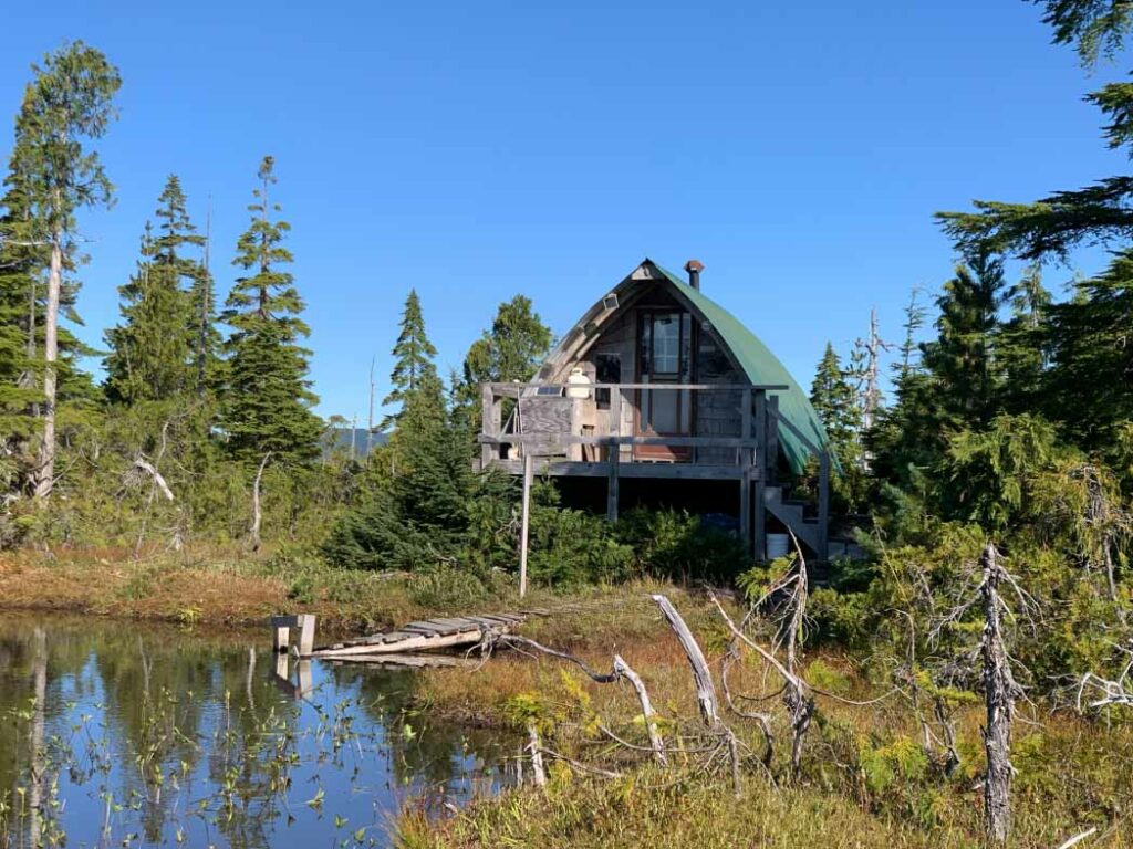 Tent Lake Cabin on the Kludahk Trail