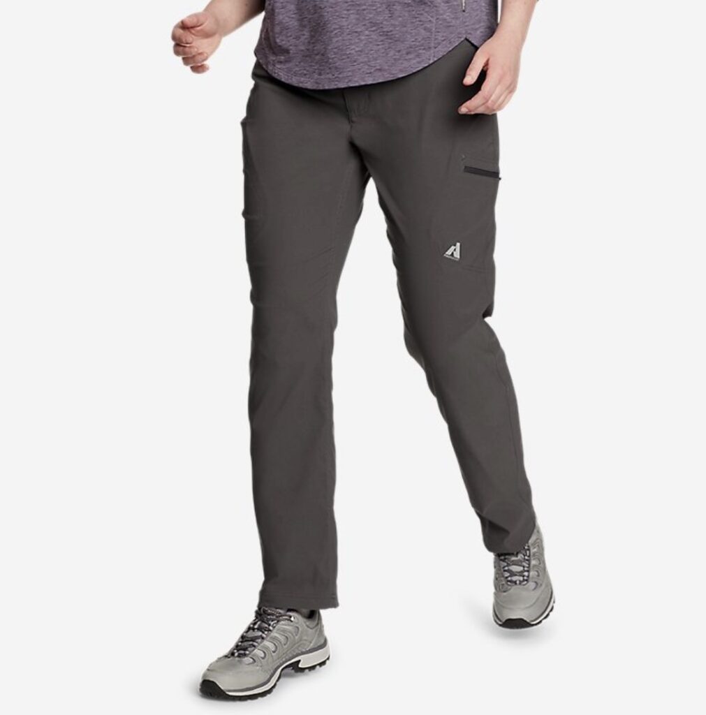 Eddie Bauer Guide Pro Pants are some of the best women's hiking pants for curvy women