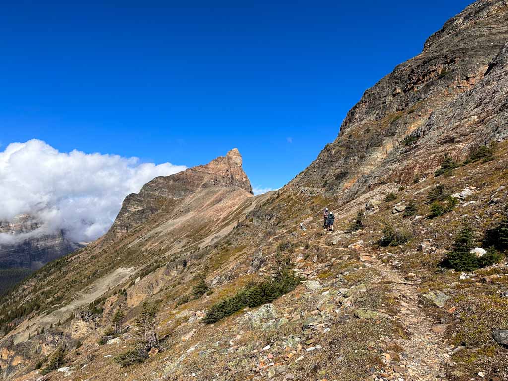 Looking back along the Huber Ledges