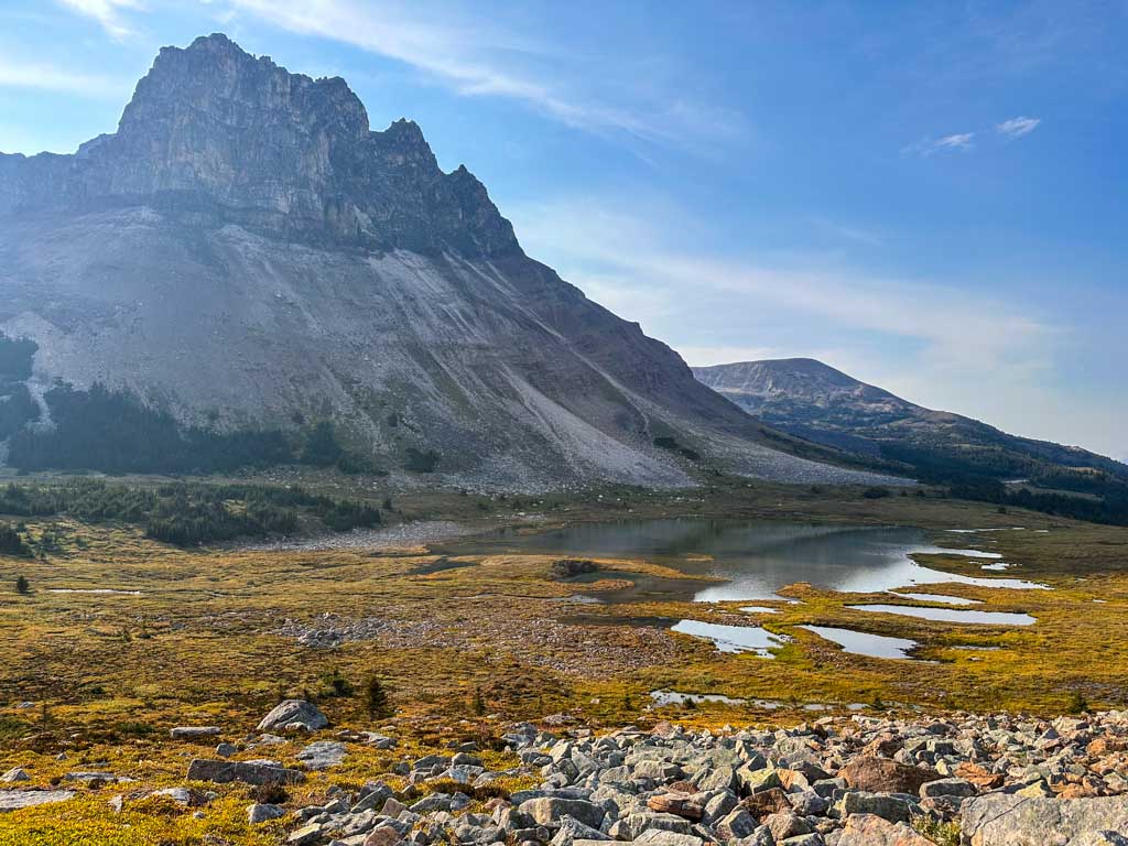 A lake below Mount Tekarra in Jasper National Park