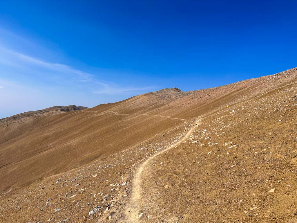 Skyline Trail along the ridge