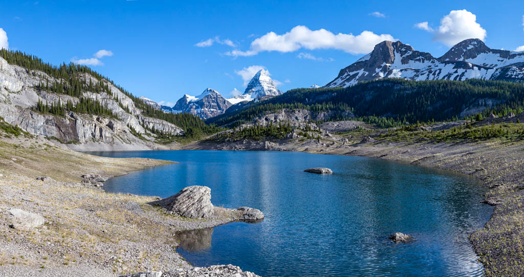 View of Mount Assiniboine from Og Lake