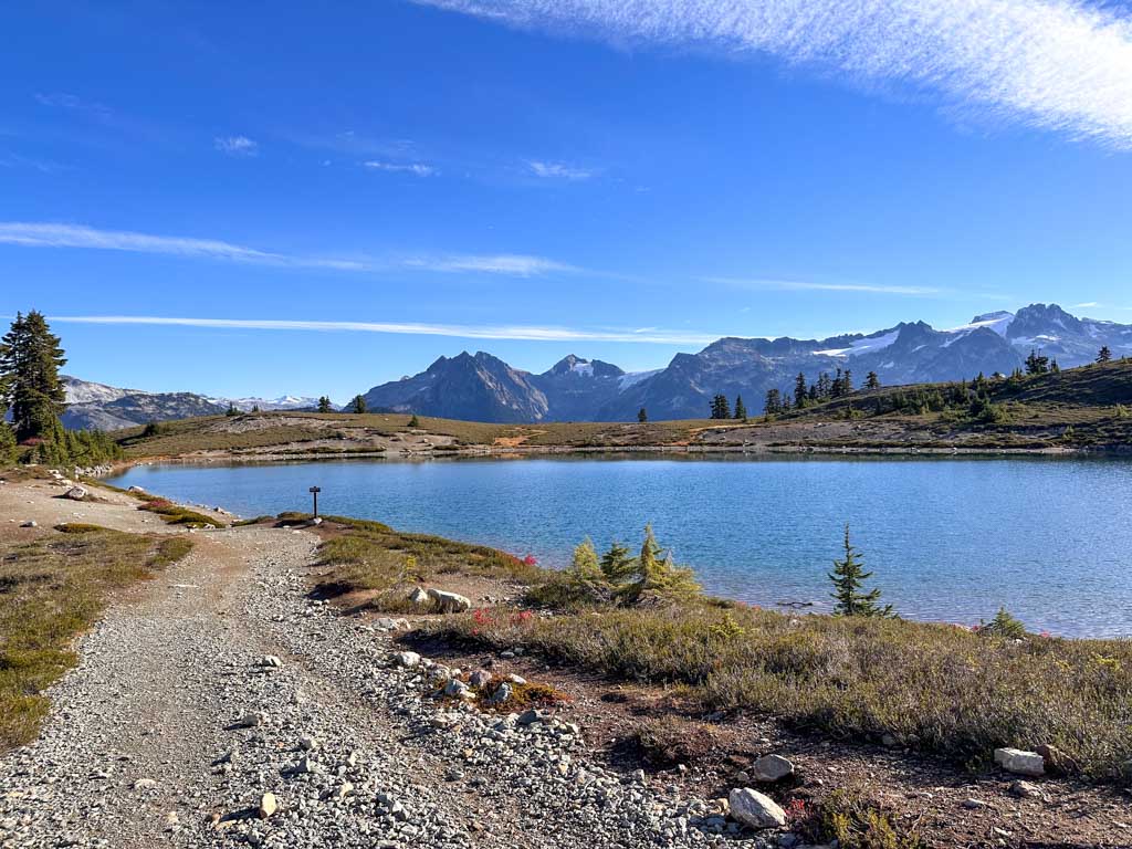 South Elfin Lake - the swimming lake