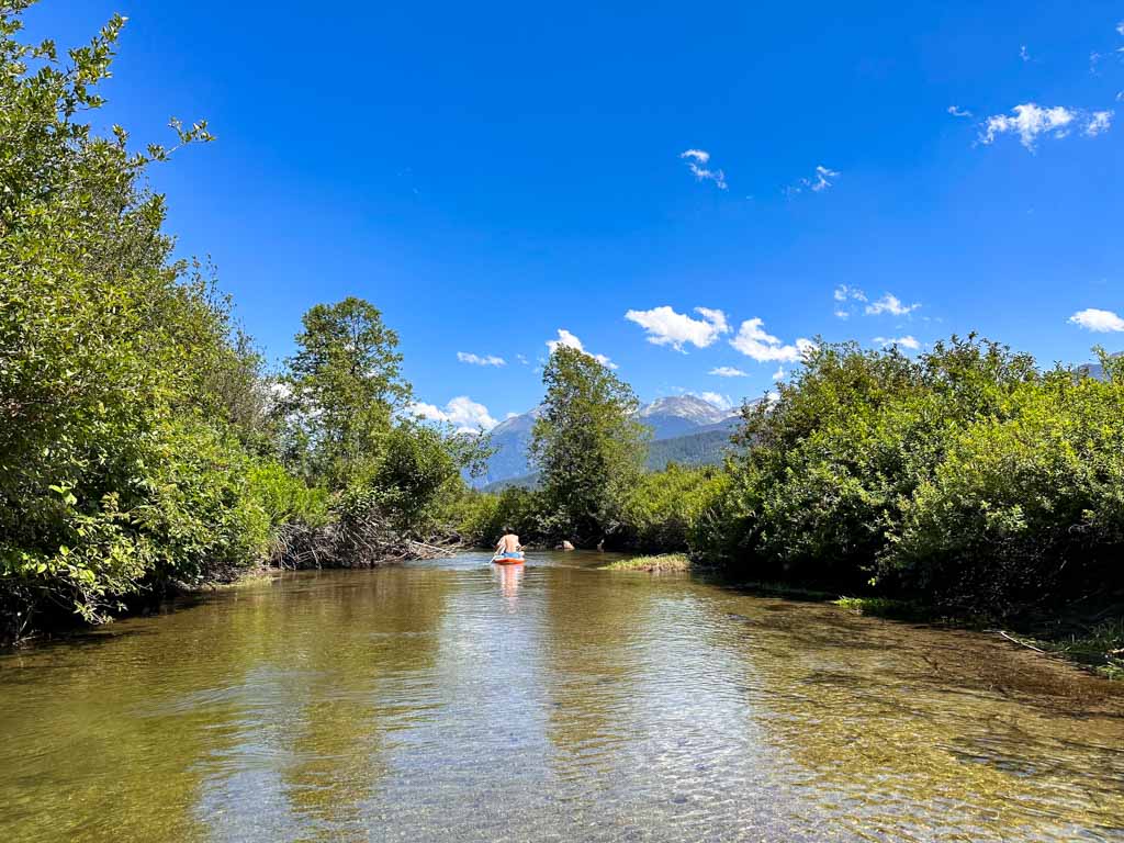 Paddleboarders in Whistler
