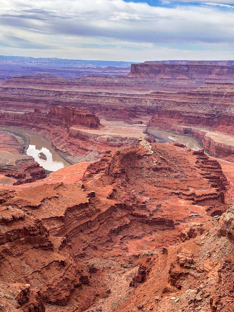View of the canyon in Dead Horse Point State Park near Moab