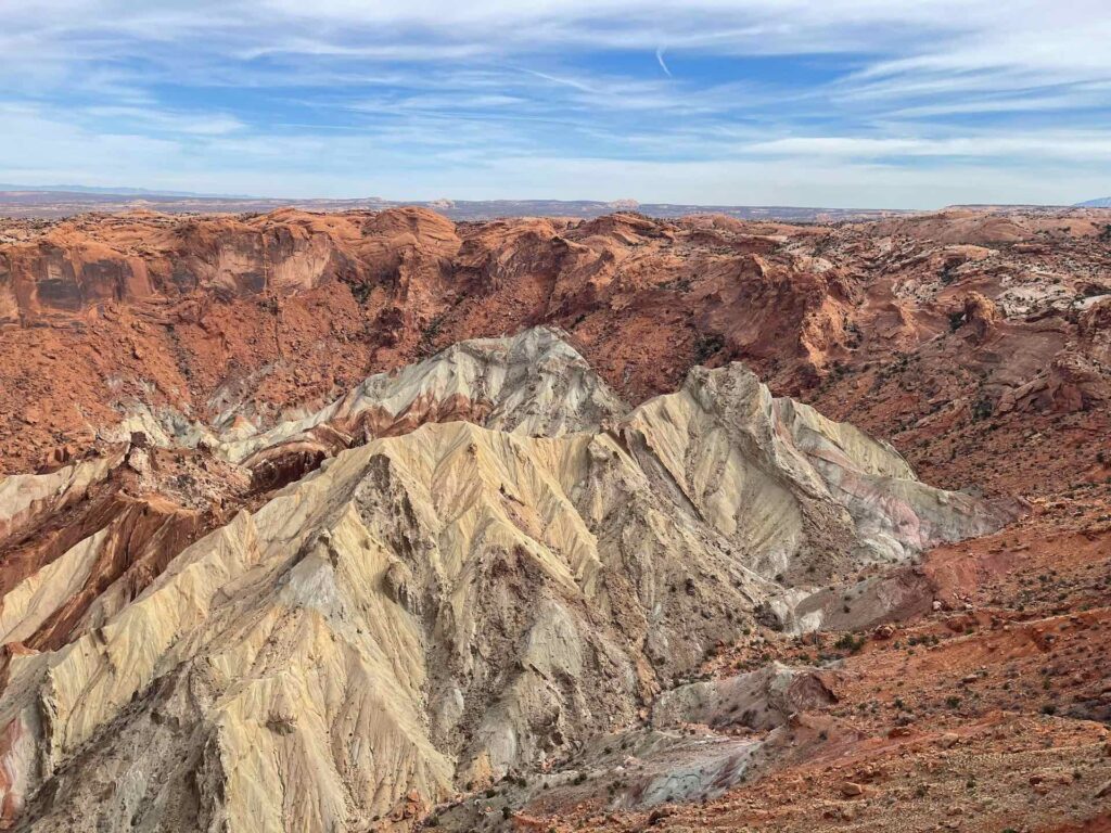Upheaval Dome Overlook in Canyonlands National Park