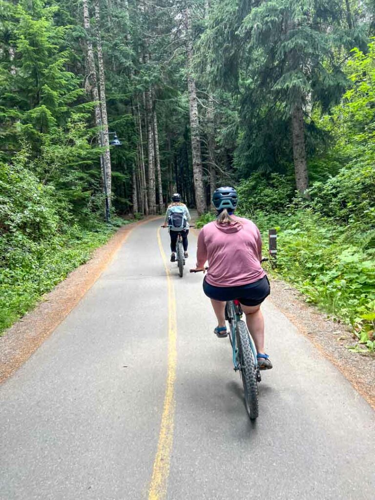 Biking the Valley Trail in Whistler