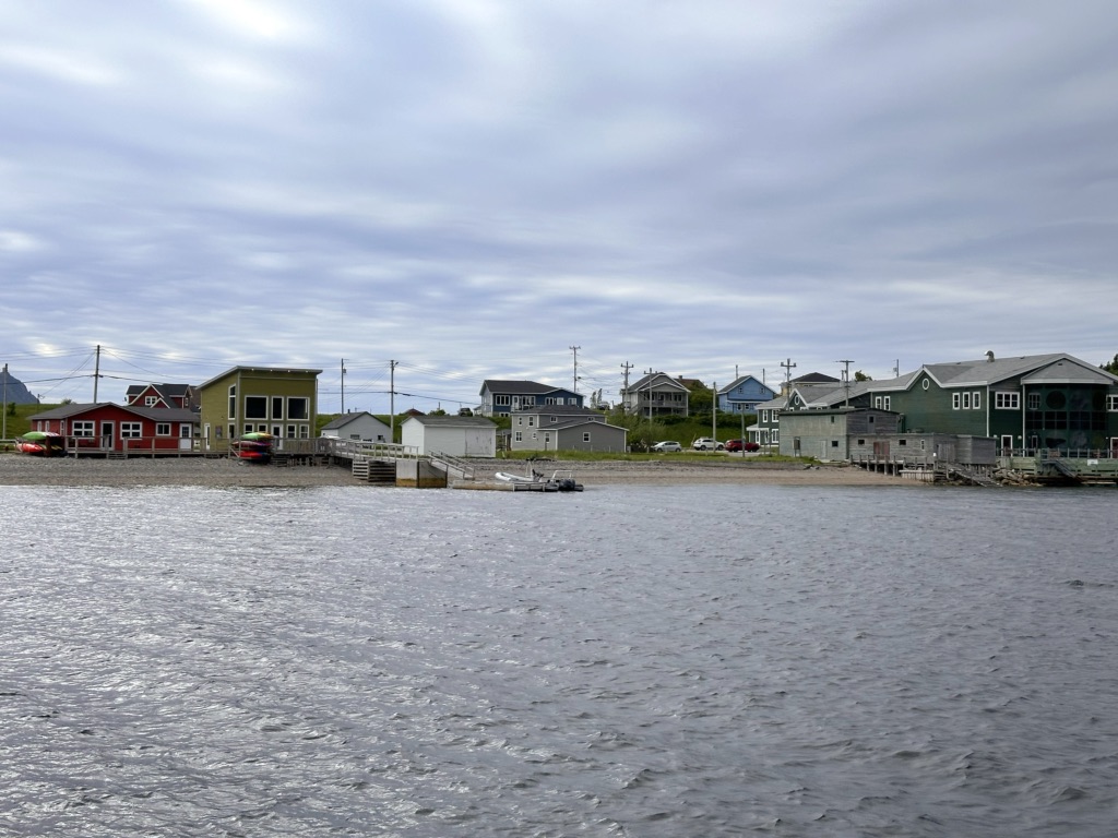 Buildings along the waterfront in Norris Point, Newfoundland