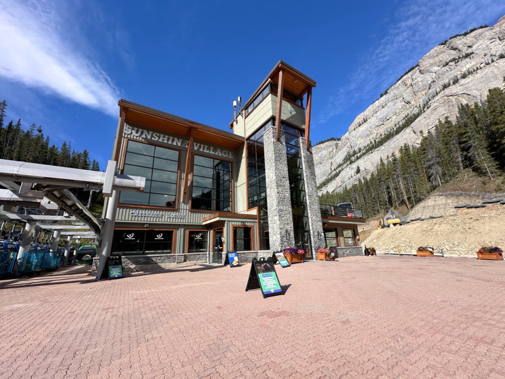 Base of the Sunshine Village Gondola