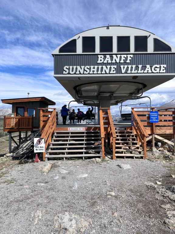 People riding the Standish Chairlift