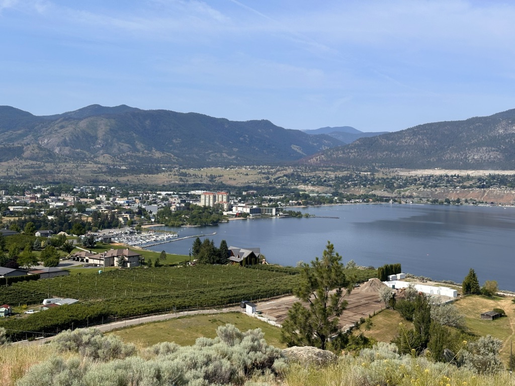 View of Penticton from Munson Mountain