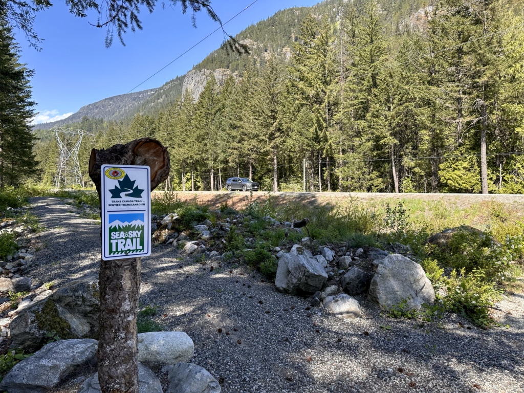 Sea to Sky Trail marker