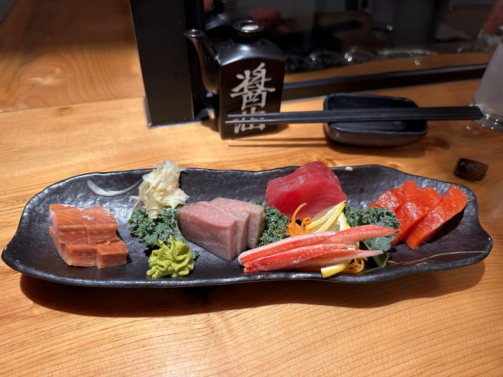 Omakase platter of local sushi at Newfound Sushi in Corner Brook
