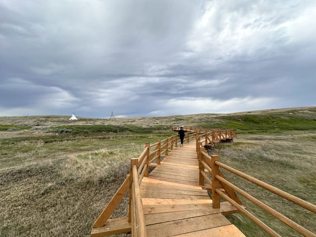 Wide bridge at the start of the Rock Creek Trail in the East Block