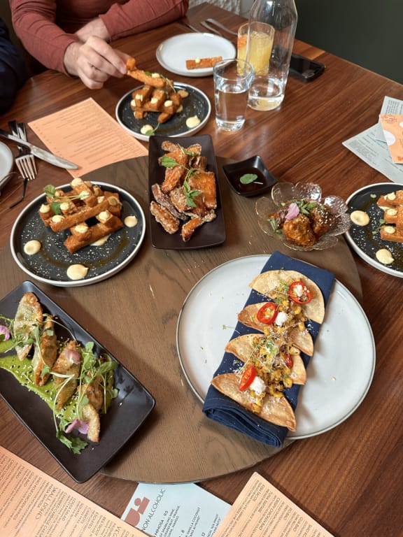 A selection of small plates at Loqui in Saskatoon