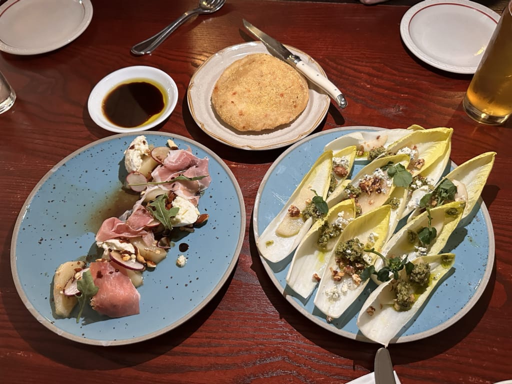 Appetizers at Primal in Saskatoon