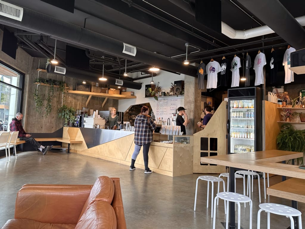 Inside Regard Coffee Roasters in Nanaimo