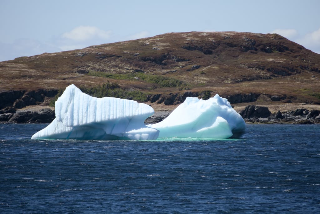 Iceberg in Saint Lunaire, Newfoundland