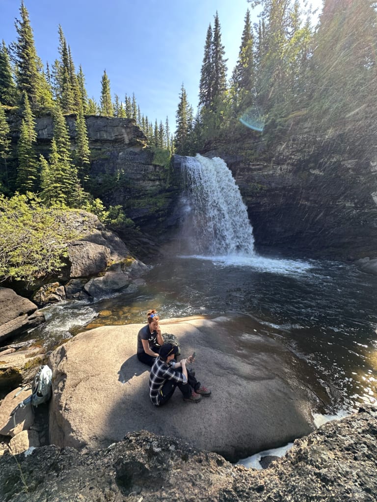 Babcock Falls near Tumbler Ridge
