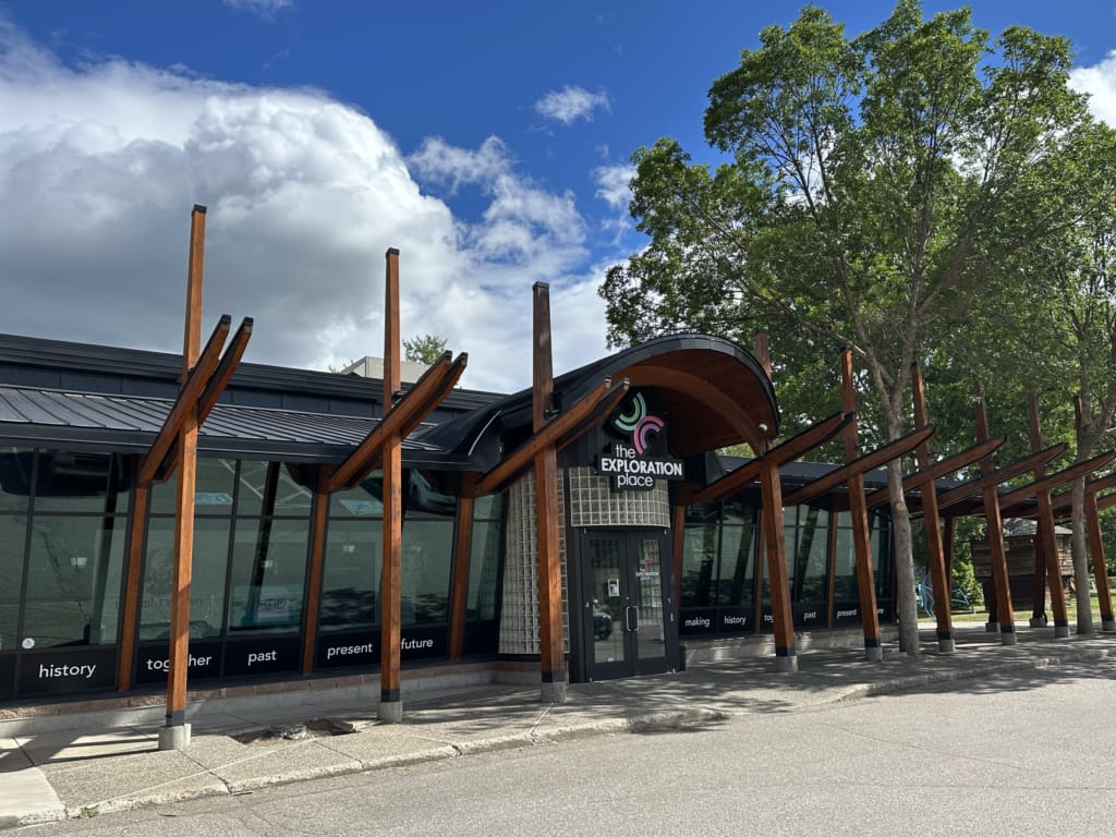 The exterior of The Exploration Place Museum in Prince George