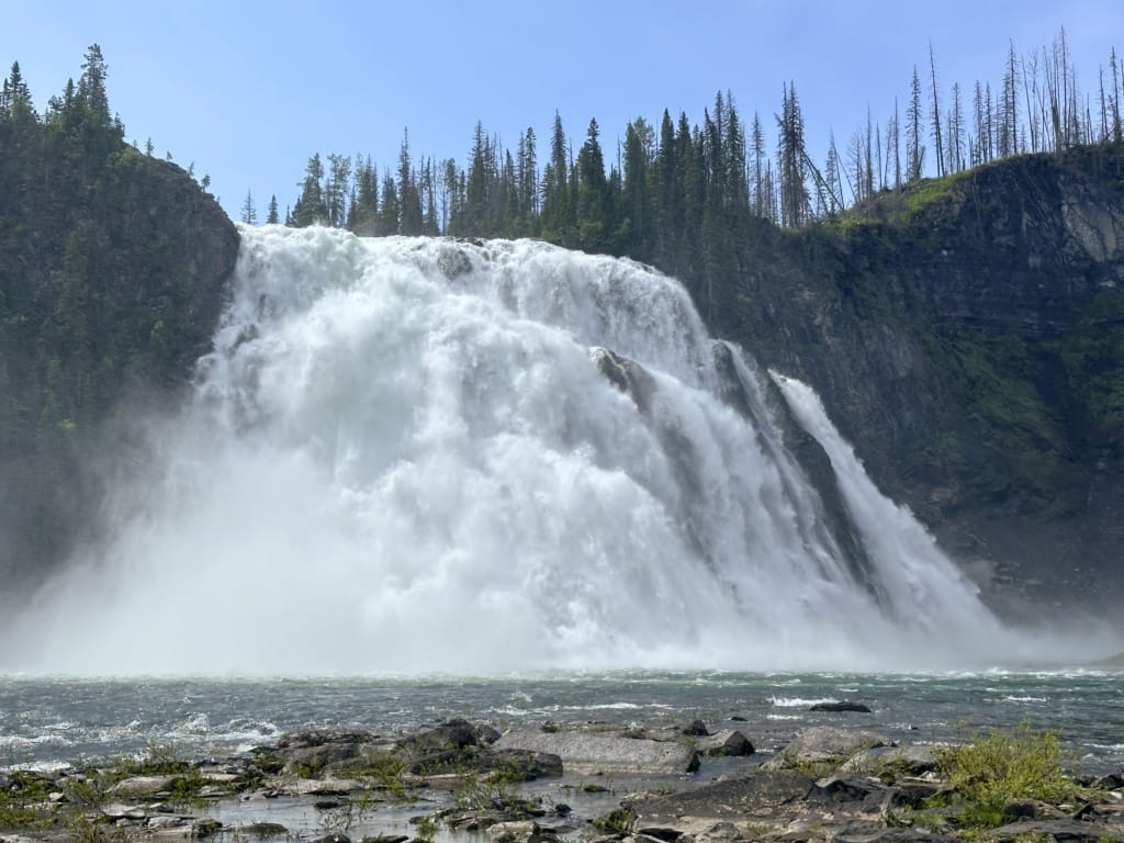 KInuseo Falls near Tumbler Ridge
