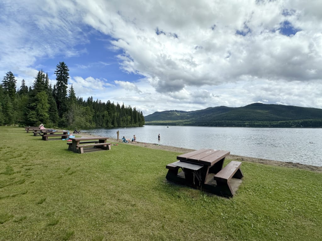 Beach at Purden Lake Provincial Park